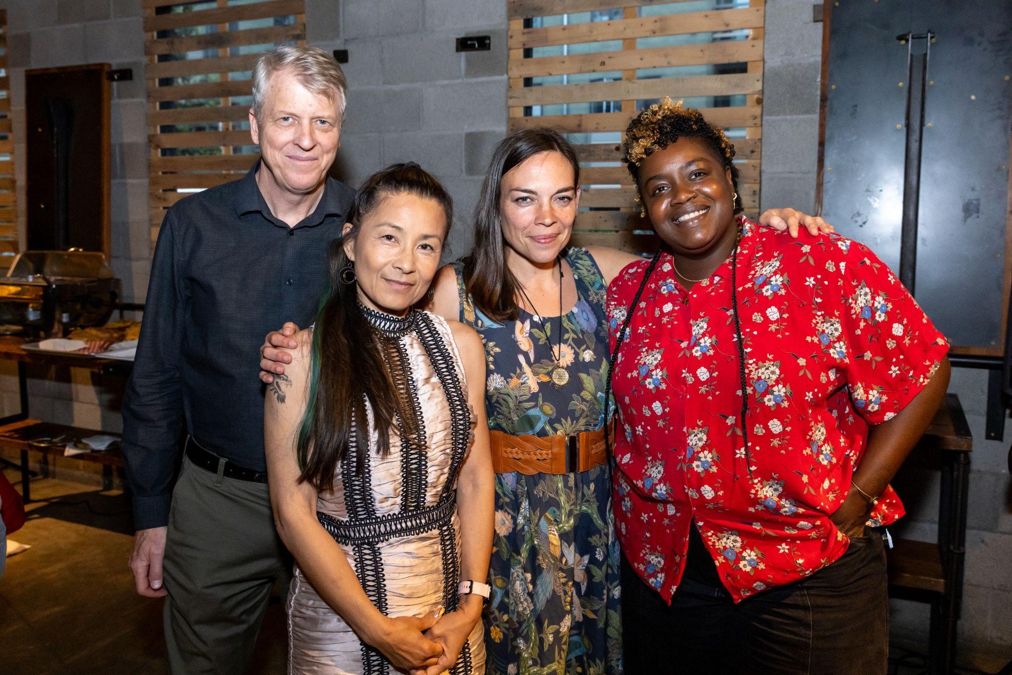 Jora Trang with Worksafe colleagues